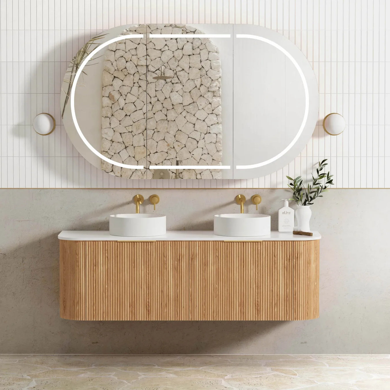 Curved Vanities