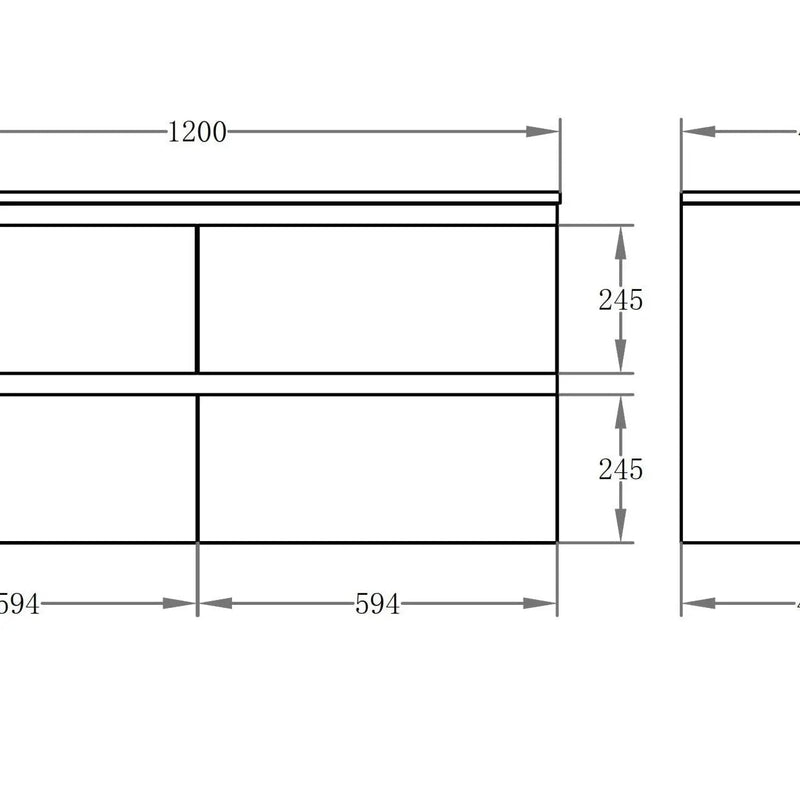 Stella Pvc Floor Standing 1200 - Aqualux Bathrooms- Poseidon