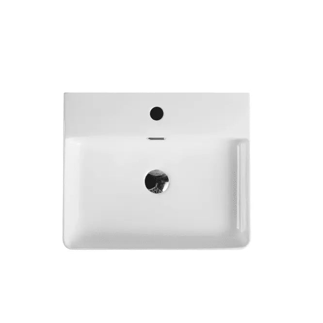 Vento 50M Wall-Hung Basin - Aqualux Bathrooms- Mercio
