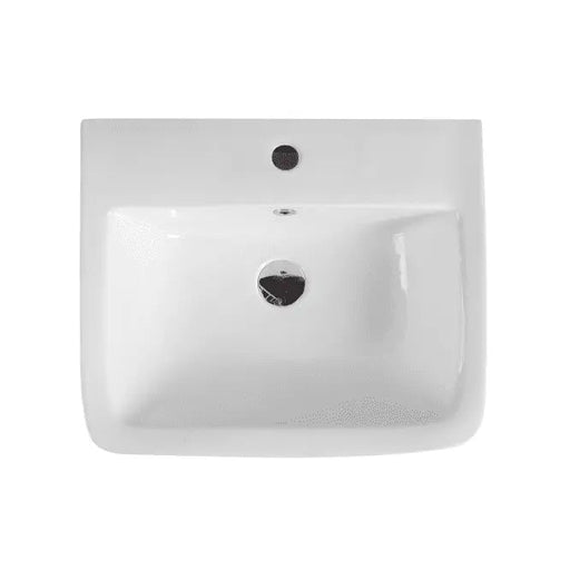 Zento 53S Wall Hung Basin - Aqualux Bathrooms- Mercio