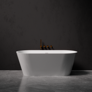 Pietra Bianca Olive Freestanding Stone Bath - view 2