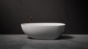 Pietra Bianca Olivia Freestanding Stone Bath - view 2