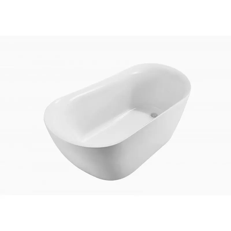 Belbagno - Belbagno Romano Freestanding Bathtub 1500mm - Semi Gloss White - Aqualux Bathrooms