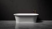 Pietra Bianca Rome Freestanding Stone Bath - view 2