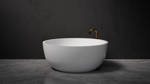 Pietra Bianca Romeo Freestanding Stone Bath - view 2