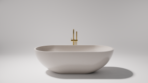 Pietra Bianca Ryese Freestanding Stone Bath - view 2