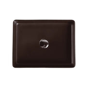 Etna Cappuccino Above Counter Rectangular Basin - Aqualux Bathrooms- Mercio