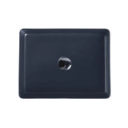 Etna Nero Grey Above Counter Rectangular Basin - Aqualux Bathrooms- Mercio