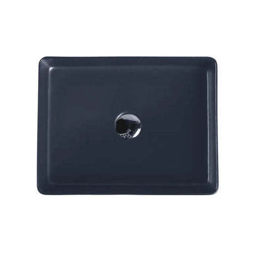 Etna Nero Grey Above Counter Rectangular Basin - Aqualux Bathrooms- Mercio