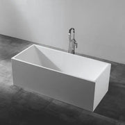 ORTA Multi-Fix Freestanding Gloss White Bathtub - Aqualux Bathrooms- Mercio