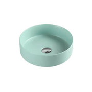 Sasso Touchline Black Above Counter Round Basin - Aqualux Bathrooms- Mercio
