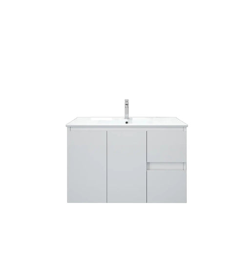 Mercio - BIANCA Wall Hung Vanity 900mm (Gloss White) - Aqualux Bathrooms