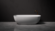 Pietra Bianca Bora Freestanding Stone Bath - view 5