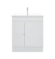 Mercio - BIANCA Slim Freestanding Vanity 750mm (Gloss White) - Aqualux Bathrooms