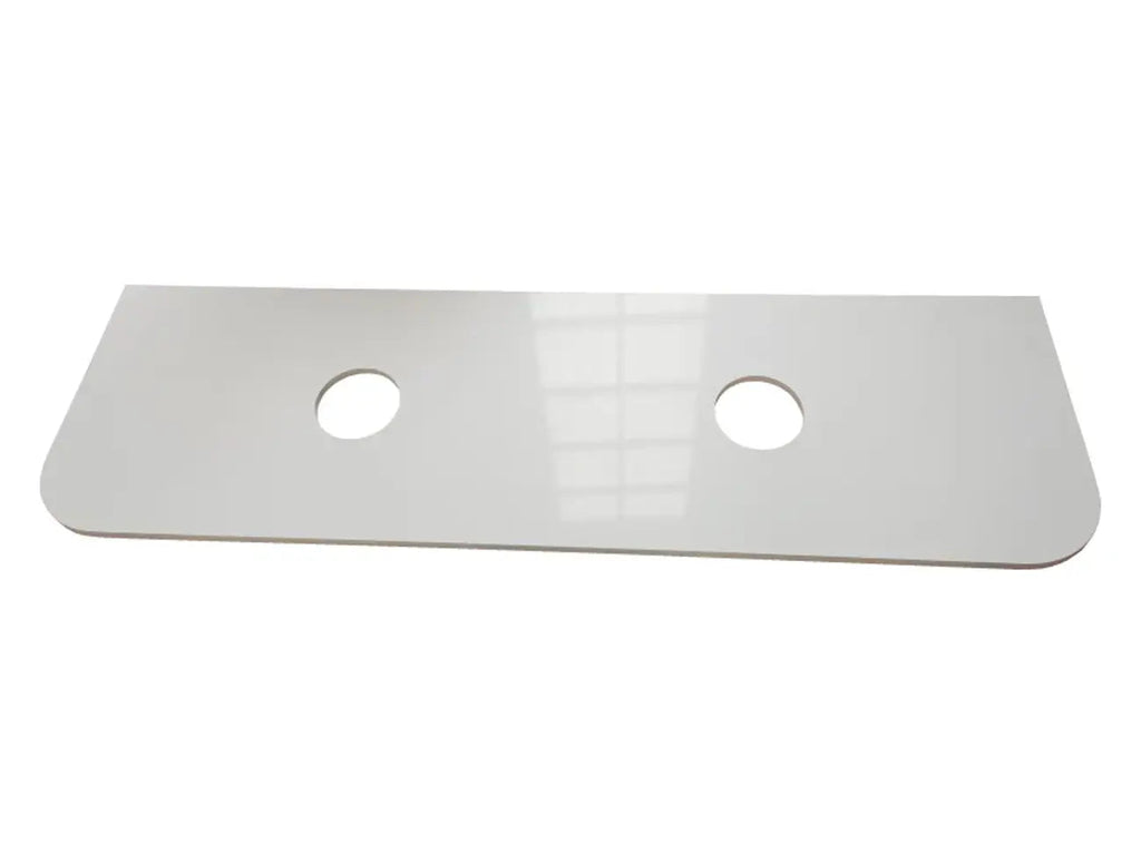 Mercio - Rome Wall Hung Vanity Matte White 1500mm - Aqualux Bathrooms