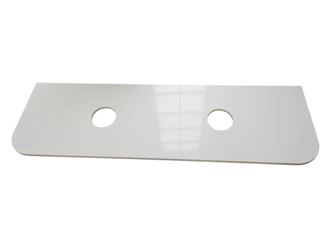 Mercio - Rome Wall Hung Vanity Matte White 1500mm - Aqualux Bathrooms