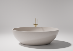 Pietra Bianca Coco Freestanding Stone Bath - view 2