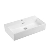 Kube 72M Wall Hung Basin - Aqualux Bathrooms- Mercio