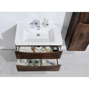 Belbagno Belbagno Ancona Wall Hung Vanity 1200mm - Rose Wood Belbagno