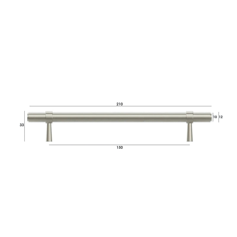 OTTI ASTOR HANDLE BRUSHED NICKEL (MULTIPLE SIZES AVAILABLE)