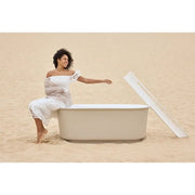 Belbagno - H Collection Wall Shelf 800mm - Matt White - Aqualux Bathrooms