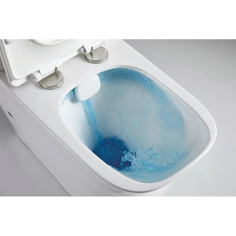 Belbagno - Belbagno Modena Rimless 2.0 Geberit Back To Wall Toilet Suite 680mm - Gloss White - Aqualux Bathrooms