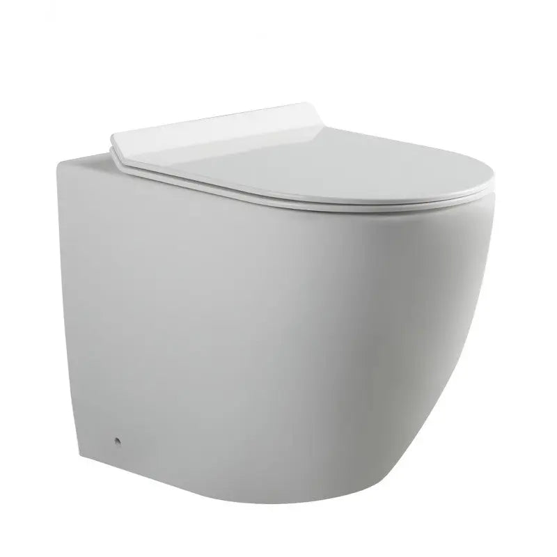 Belbagno - Belbagno Alexander-R Series Wall Faced Pan 540mm - Gloss White - Aqualux Bathrooms