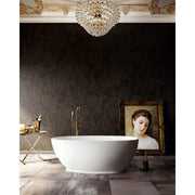 Belbagno - Belbagno Aveo Freestanding Bathtub 1700mm - Semi Gloss White - Aqualux Bathrooms