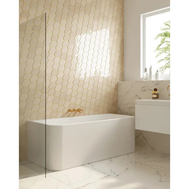 Belbagno - Belbagno Alto Freestanding Bathtub 1500mm - Semi Gloss White - Aqualux Bathrooms