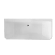 Belbagno - Belbagno Alto Freestanding Bathtub 1500mm - Semi Gloss White - Aqualux Bathrooms