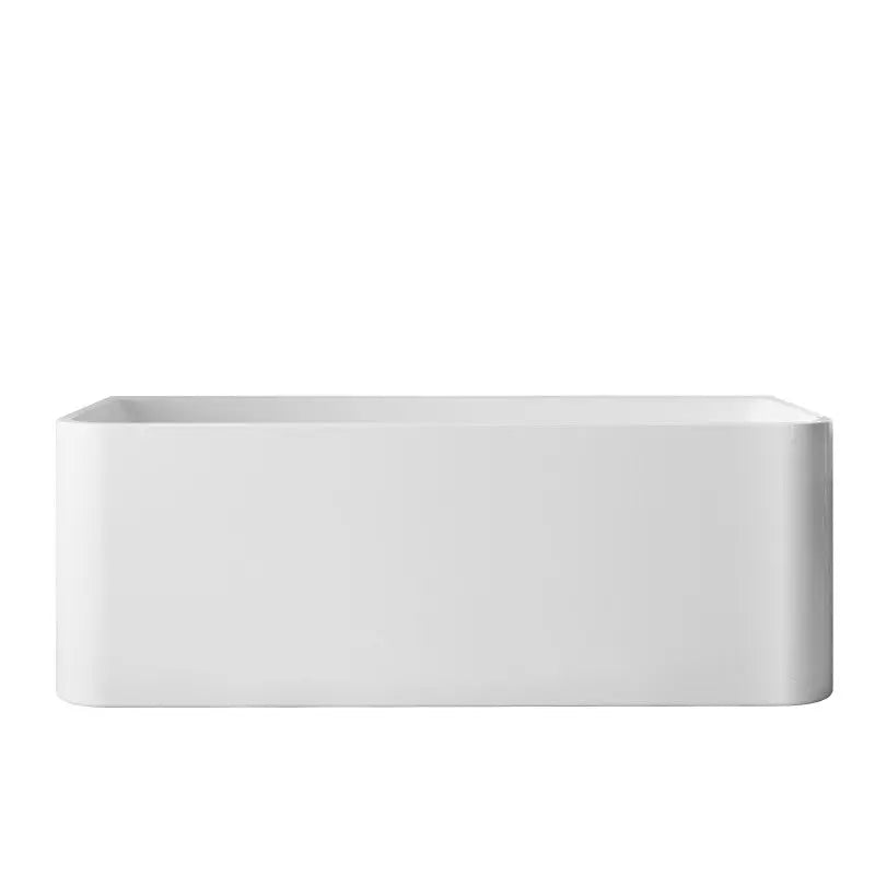 Belbagno - Belbagno Alto Freestanding Bathtub 1700mm - Semi Gloss White - Aqualux Bathrooms