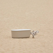 Belbagno - Belbagno Berg Freestanding Bathtub 1500mm - Soft Sand and Gloss White - Aqualux Bathrooms