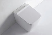 Belbagno - Belbagno Ardente-R Series Wall Faced Pan 555mm - Gloss White - Aqualux Bathrooms