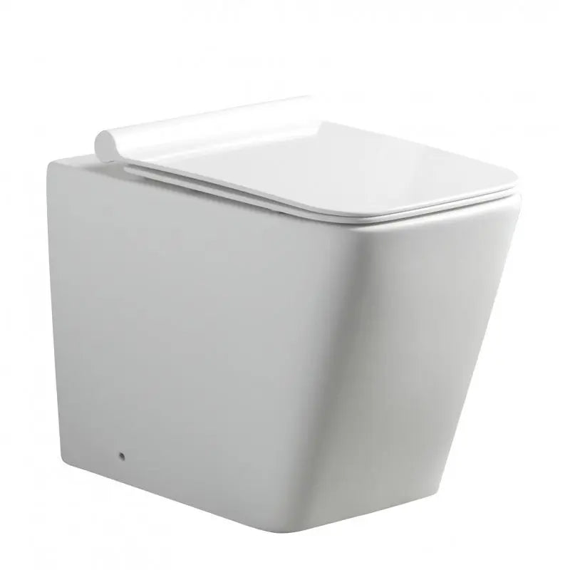 Belbagno - Belbagno Ardente-R Series Wall Faced Pan 555mm - Gloss White - Aqualux Bathrooms