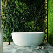 Belbagno - Belbagno Ally Freestanding Bathtub 1500mm - Semi Gloss White - Aqualux Bathrooms