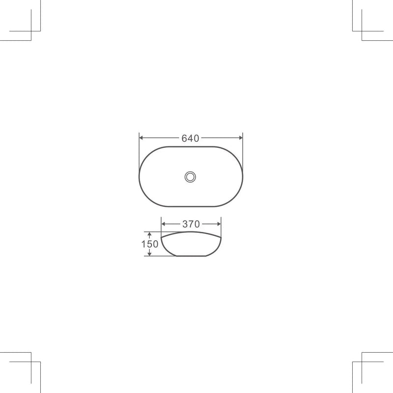 Boat 64 Oval Above Counter Basin - Aqualux Bathrooms- Mercio