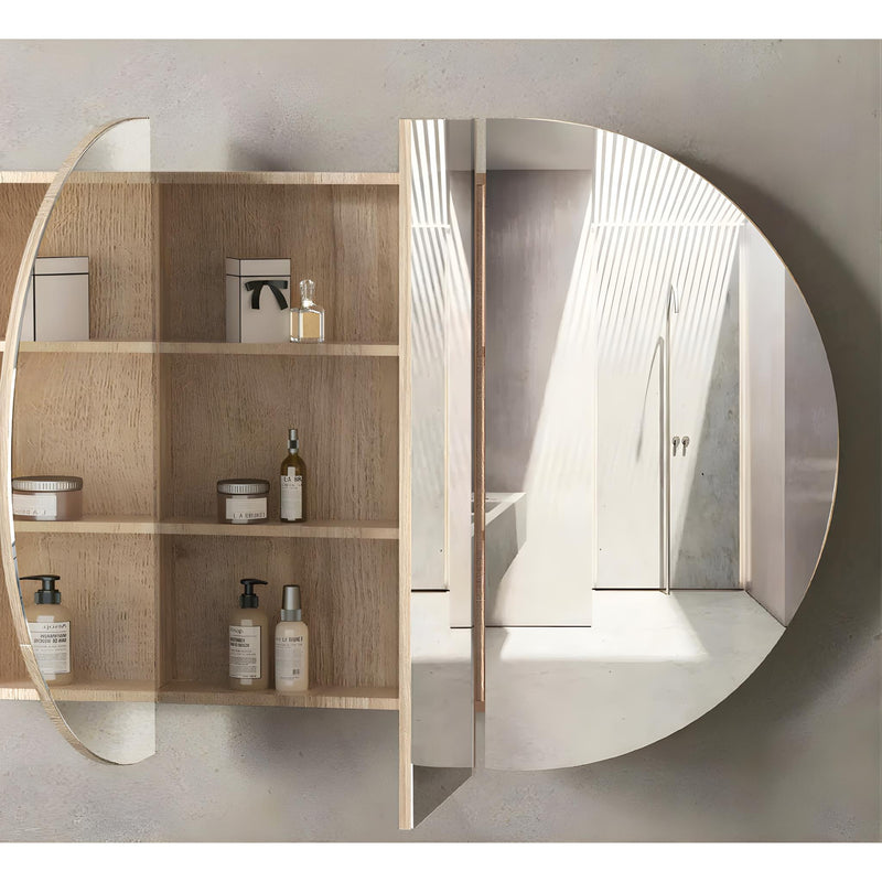 OTTI BONDI SHAVING CABINET NATURAL OAK 1200X750MM