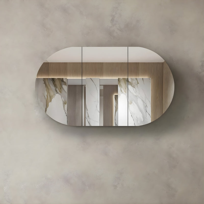 OTTI BONDI SHAVING CABINET NATURAL OAK 1500X900MM