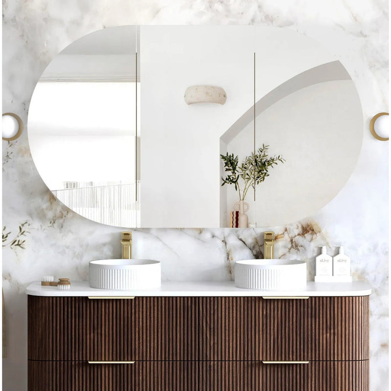 OTTI BONDI SABLE WALNUT SHAVING CABINET 1500X900MM
