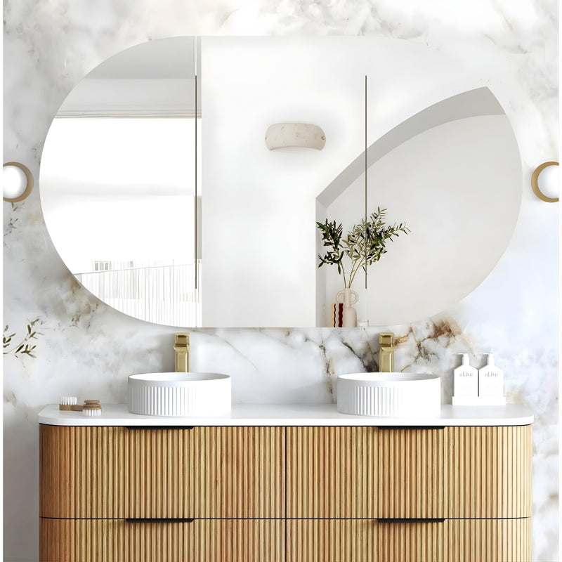 OTTI BONDI WOODLAND OAK SHAVING CABINET 1500X900MM