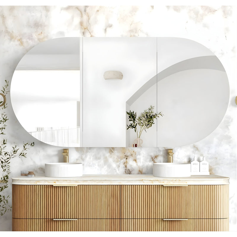 OTTI BONDI WOODLAND OAK SHAVING CABINET 1800X900MM
