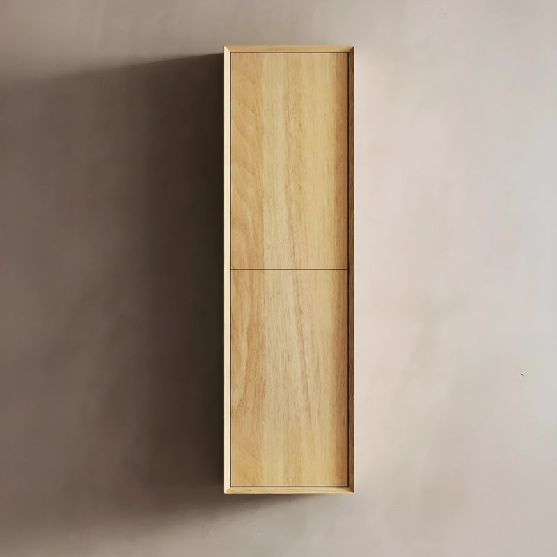 OTTI BONDI WALL HUNG TALL BOY 350MM X 1200MM WOODLAND OAK