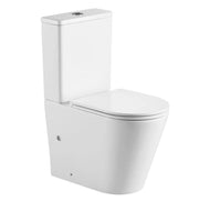 Mercio Berlin Rimless Back To Wall Toilet Suite - Aqualux Bathrooms- Mercio