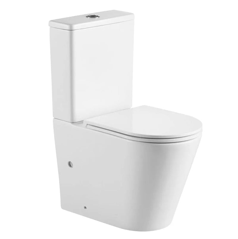 Mercio Berlin Rimless Back To Wall Toilet Suite - Aqualux Bathrooms- Mercio