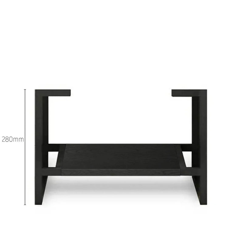 OTTI BYRON BLACK OAK 600MM SINGLE BOWL FLOOR STANDING VANITY