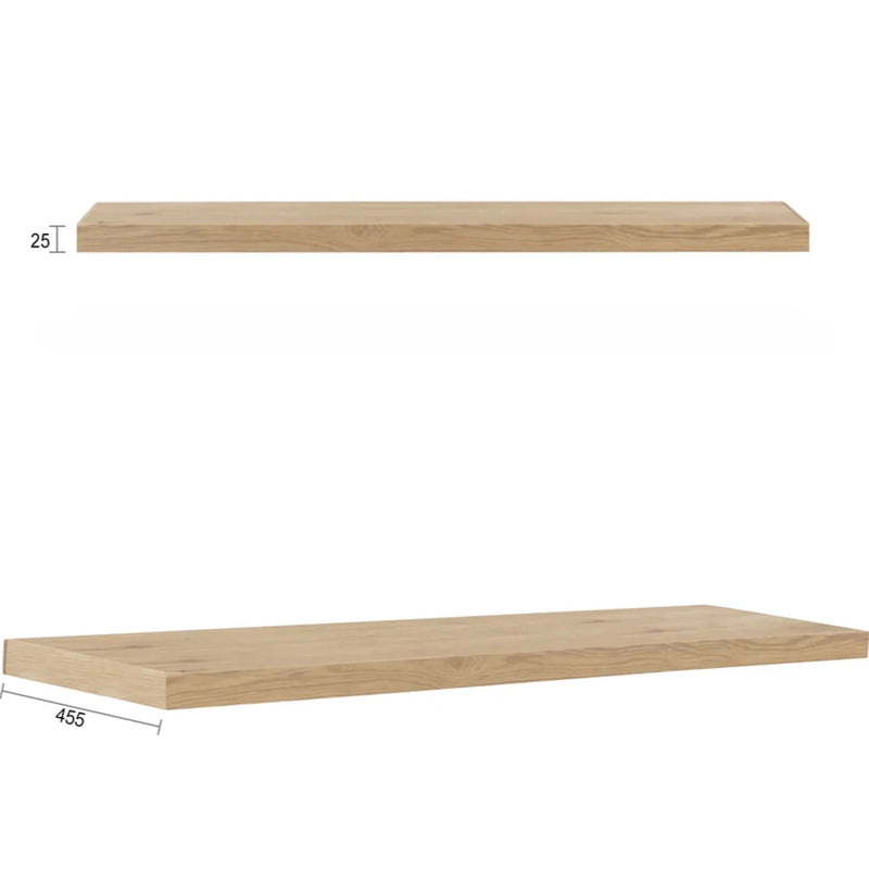 OTTI BYRON NATURAL OAK 600MM SINGLE BOWL FLOOR STANDING VANITY
