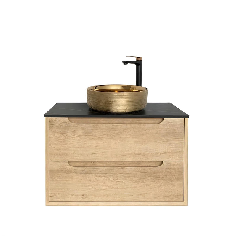 OTTI BYRON NATURAL OAK 750MM SINGLE BOWL FLOOR STANDING VANITY