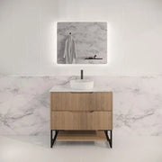ABS Riva - Riva Bali Freestanding Vanity 900mm - American Oak - Aqualux Bathrooms