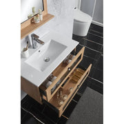 Belbagno Belbagno Manhattan Wall Hung Vanity 800mm - White Oak Belbagno