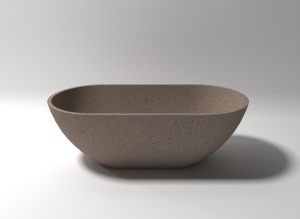 Pietra Bianca Bella Freestanding Stone Bath - view 3